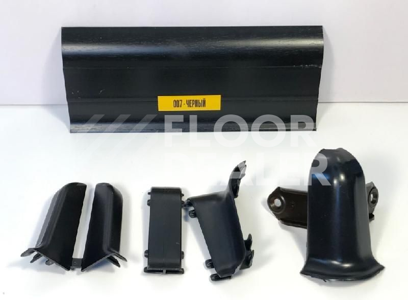 Плинтус Черный 007 фото 1 | FLOORDEALER